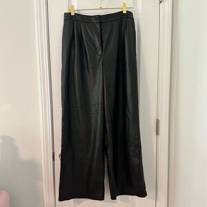 Express Black Wide-Leg Pants